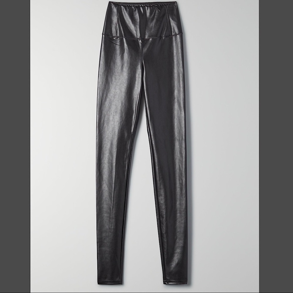 Aritzia - vegan leather legging